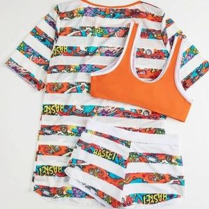 Small bathing suit with cover up